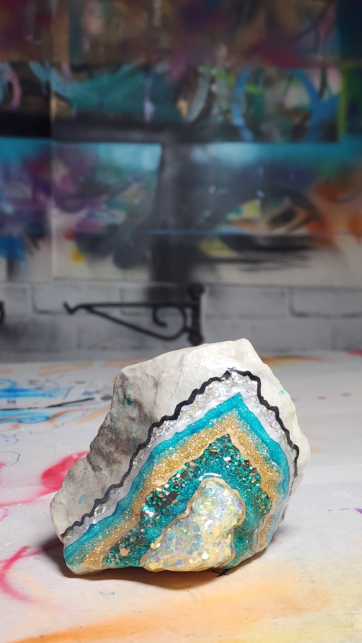 Geode Rock Video Prop