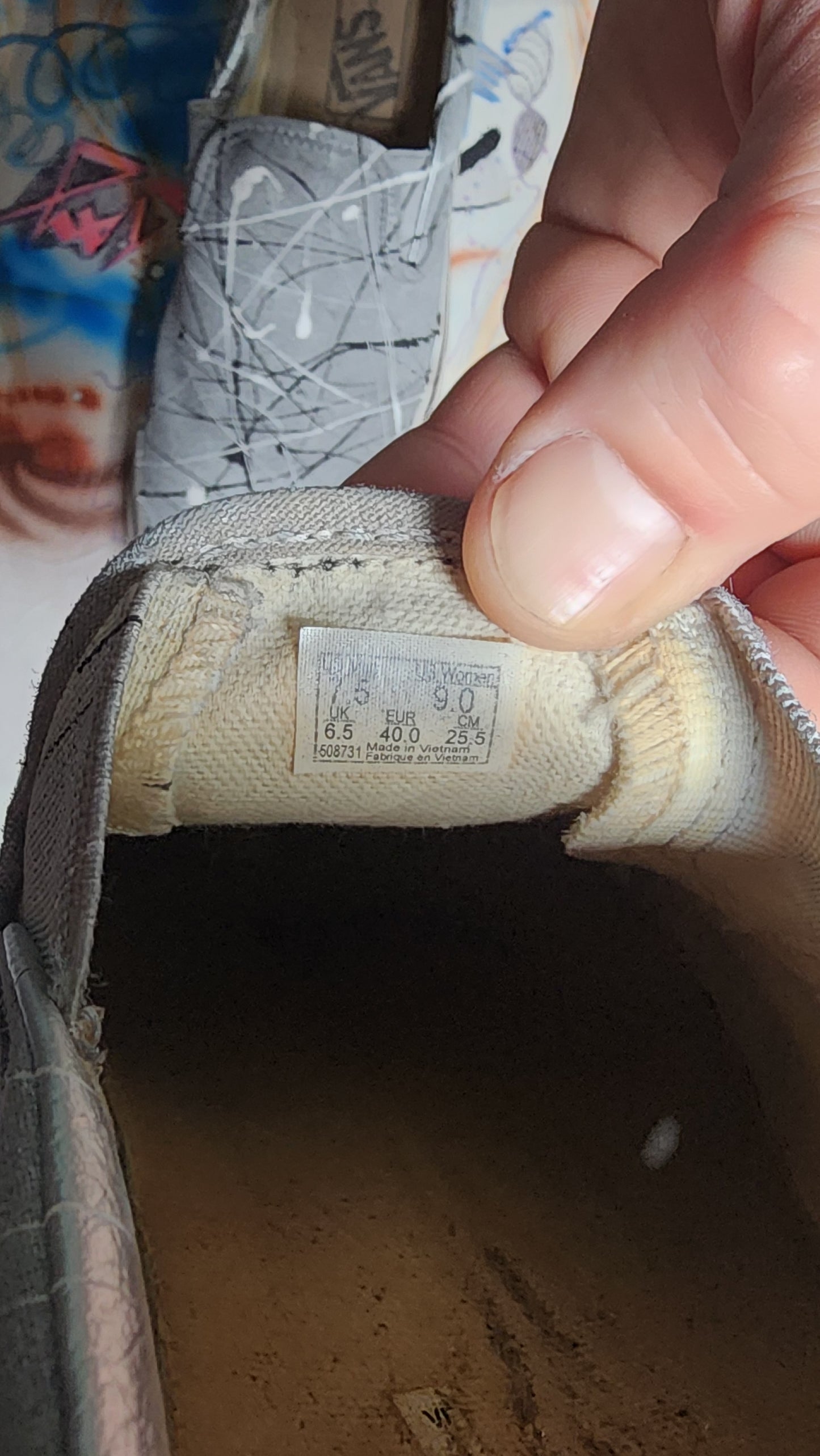 Custom Painted Unisex Shoes Men 7.5/Women 9