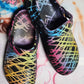Custom Painted Croc-Style Shoes Size7/8