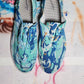 Hydro Dipped Women's Shoes Size 10
