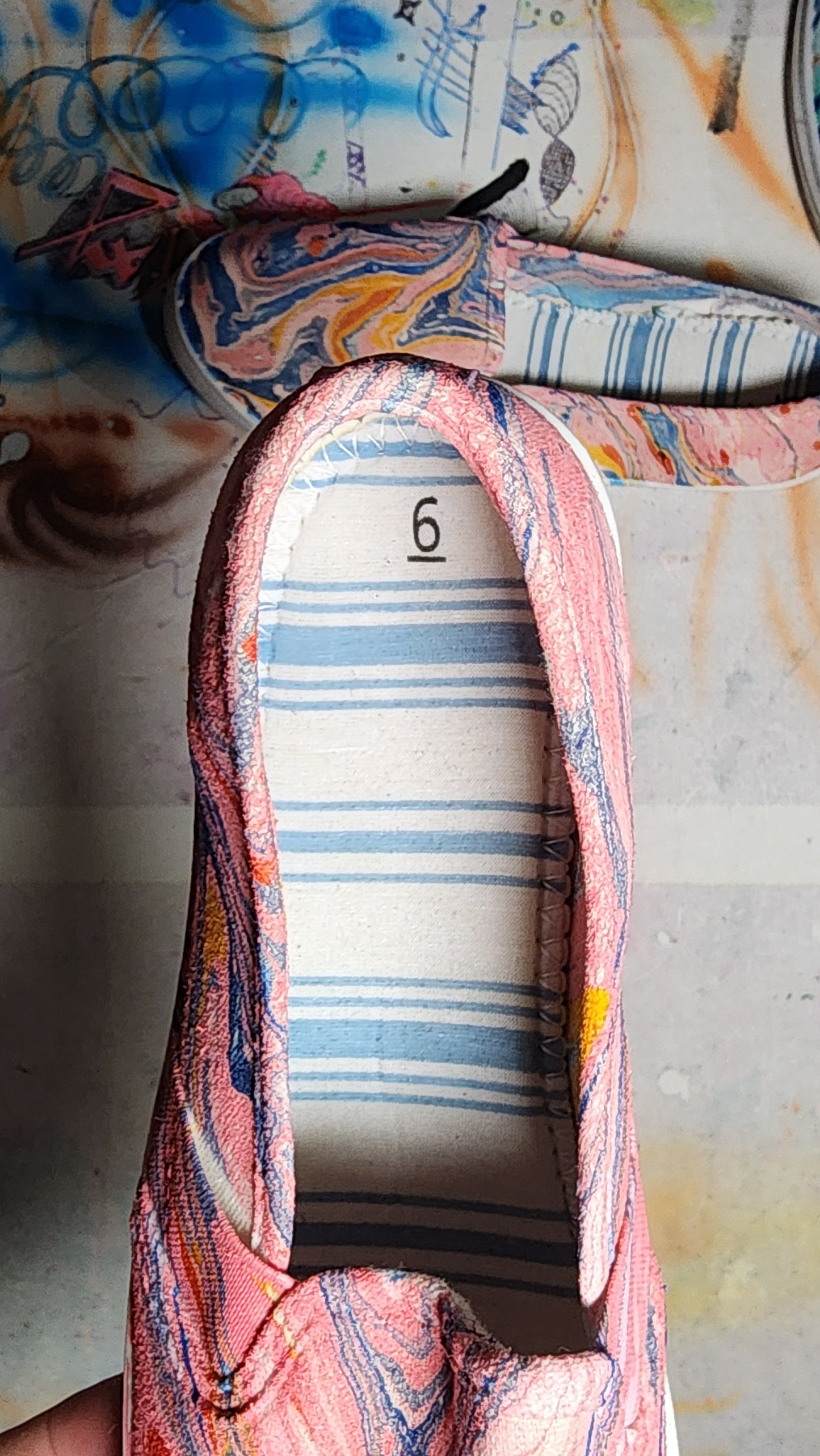 Hydro Dipped Women's Shoes Size 6