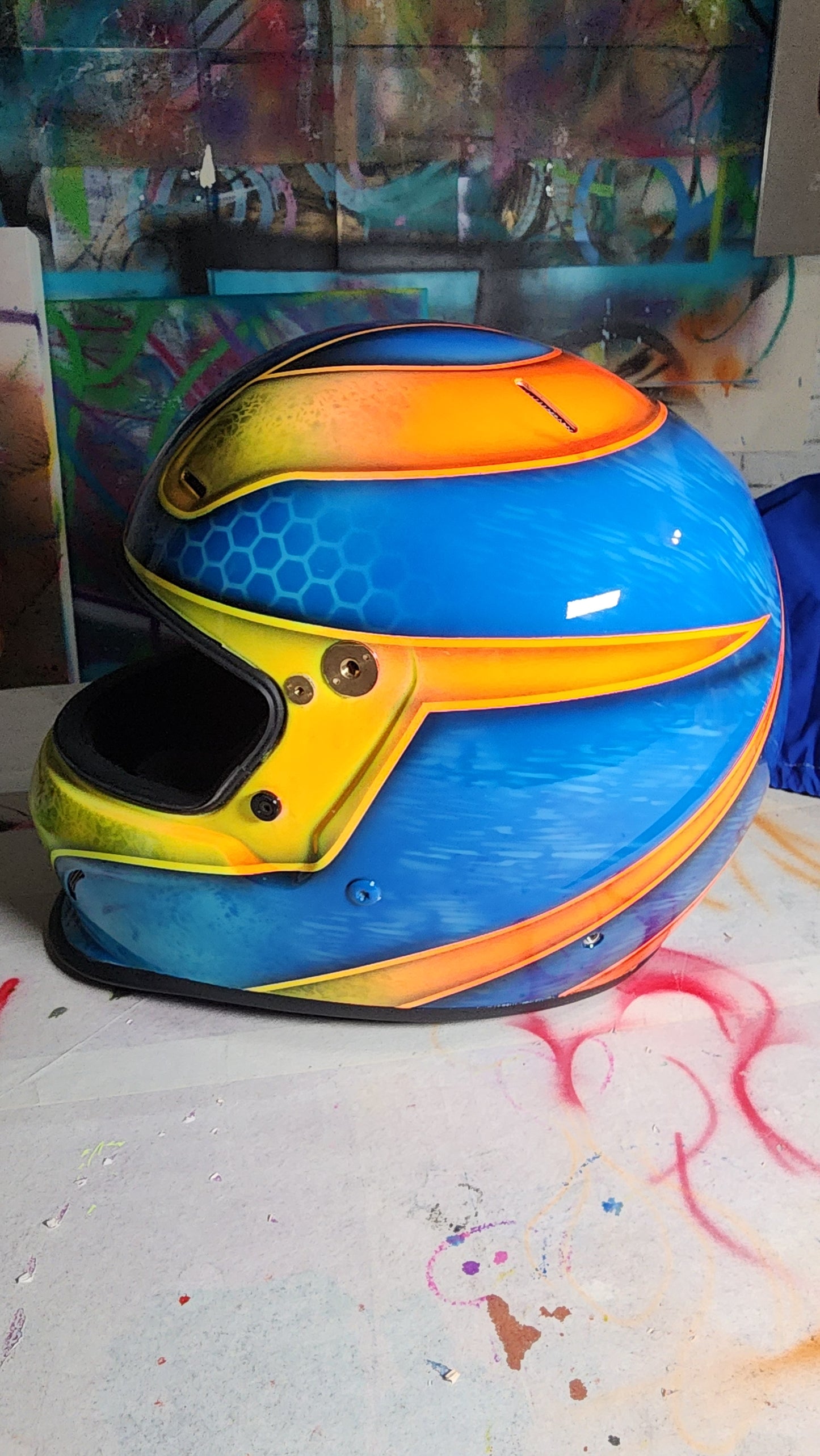 Custom Painted Oneil Helmet