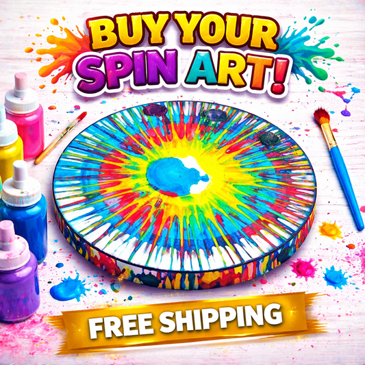 LIVE Stream Spin Art