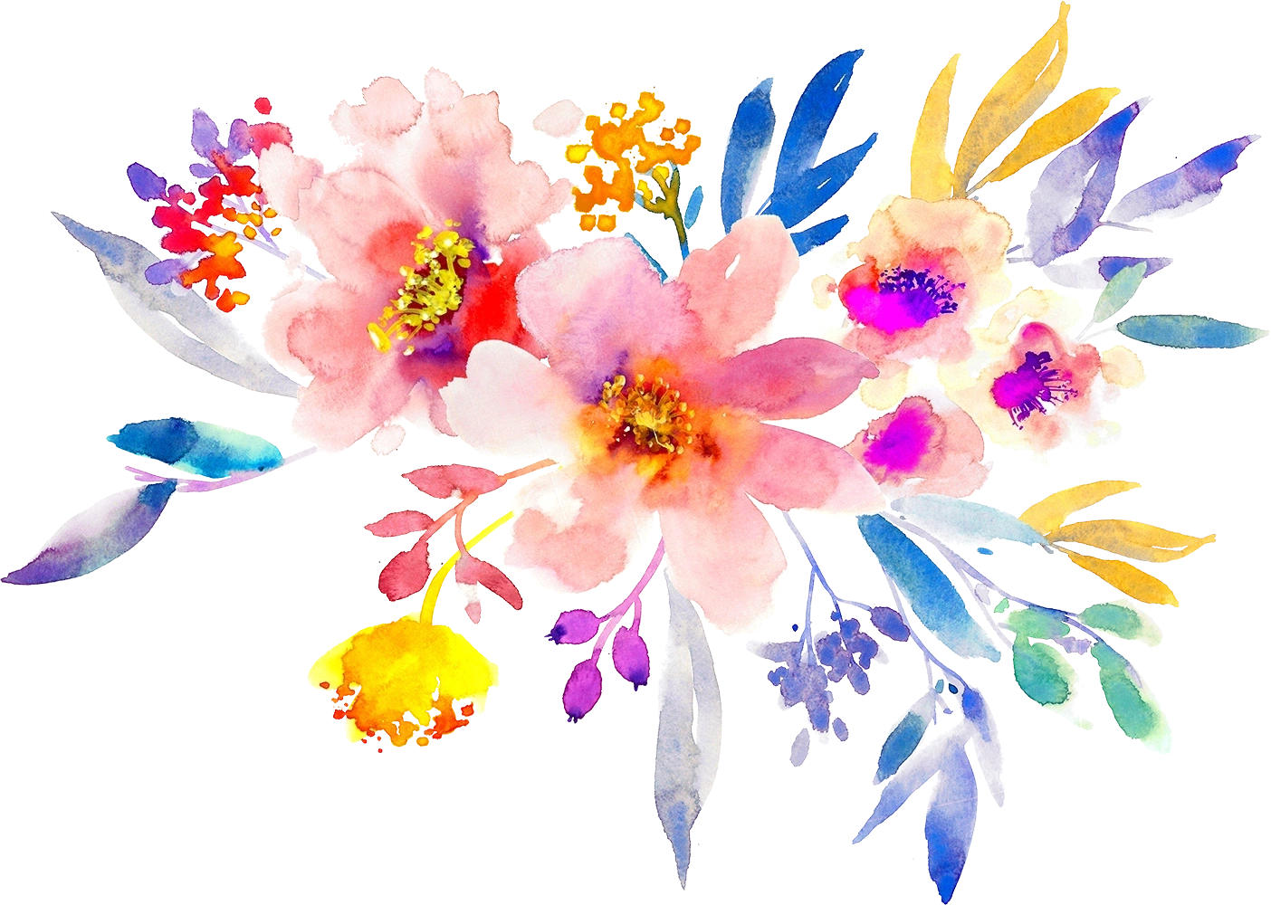 Perfect Watercolor Flowers (Digital Download)