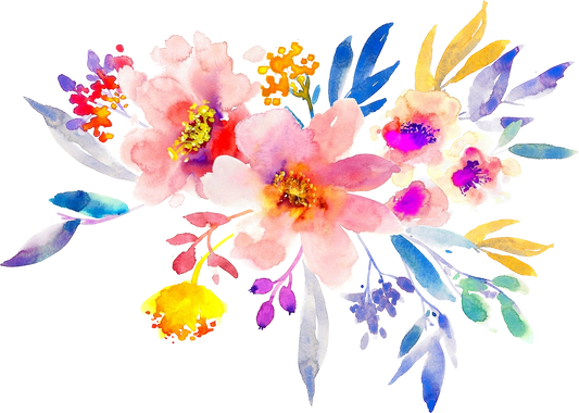 Perfect Watercolor Flowers (Digital Download)