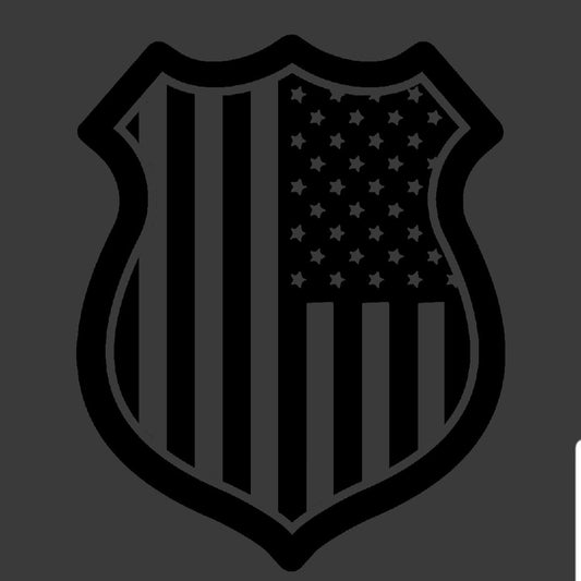 Police Badge American Flag (Digital Download)