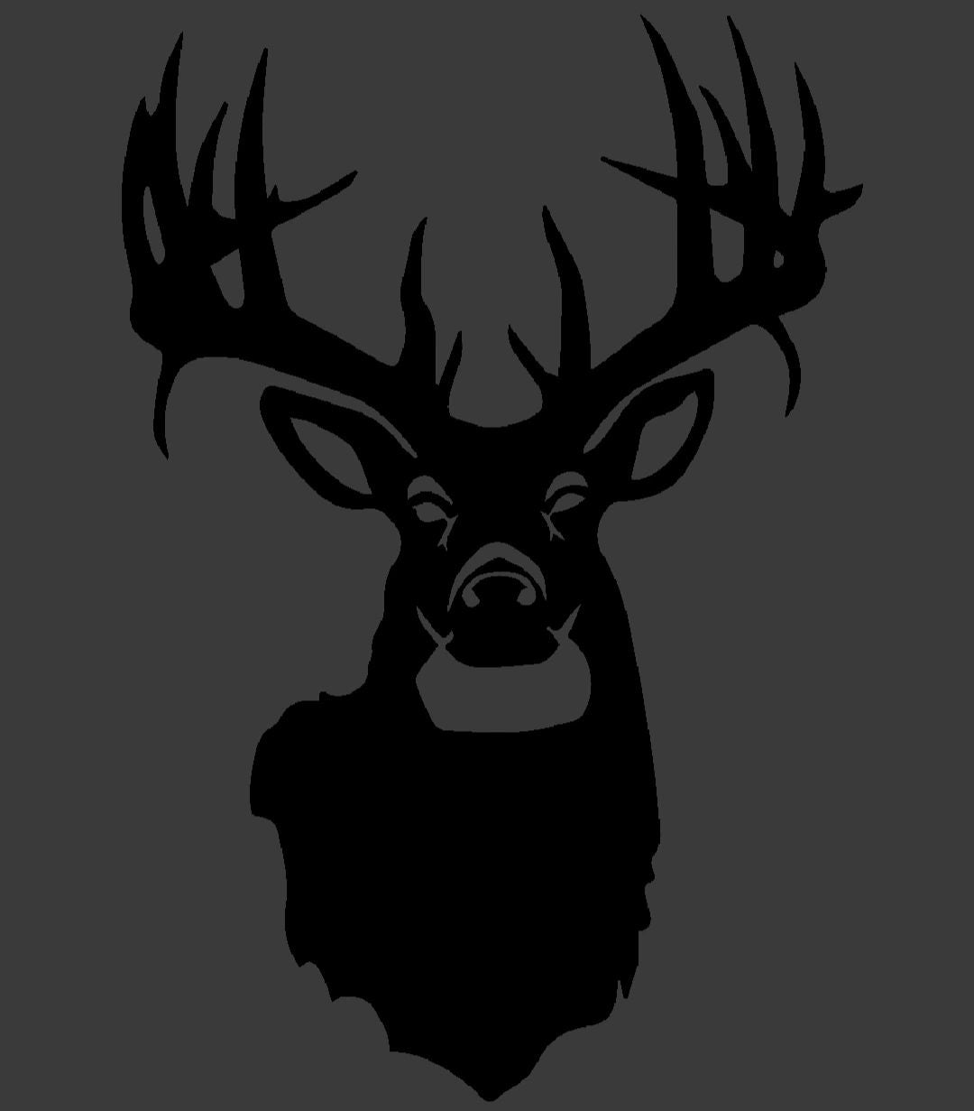 Detailed Deer Head (Digital Download) – Duncan Custom Airbrush