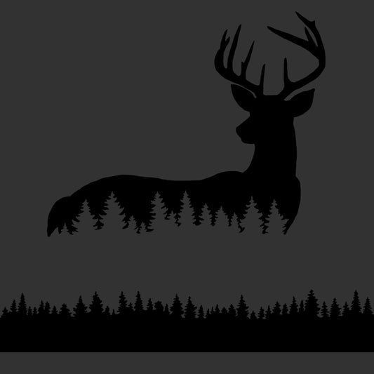 Deer & Tree Line - 2 files (Digital Download)
