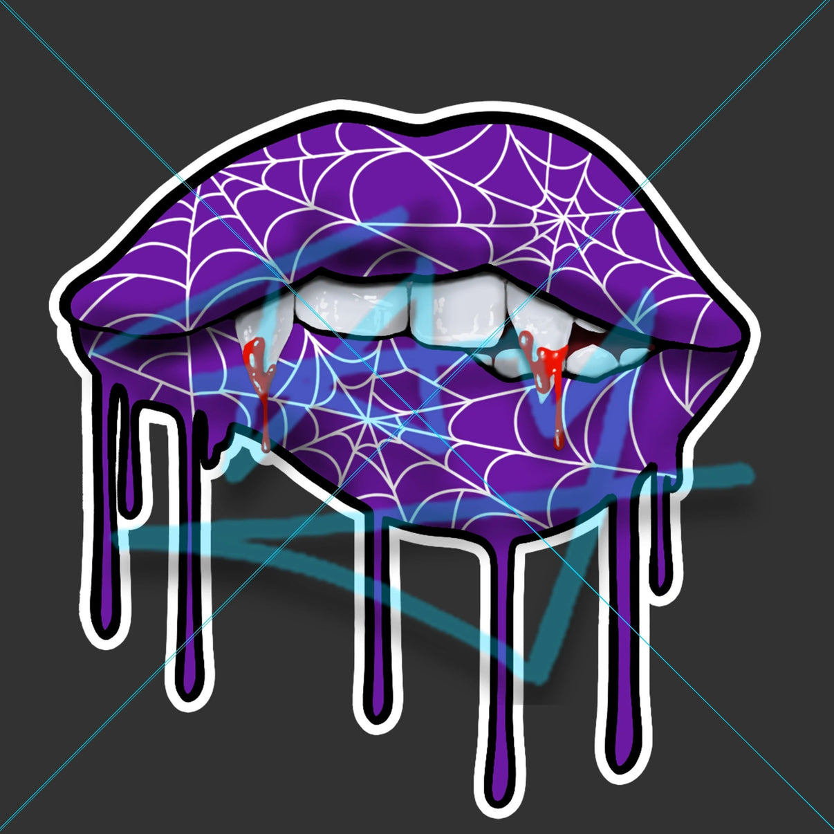 Spider DripLips (Digital Download) Duncan Custom Airbrush