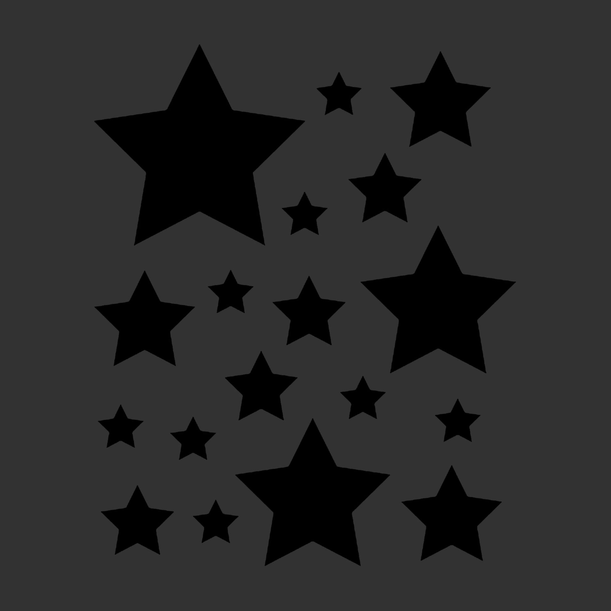 Fat Stars of various sizes (Digital Download)